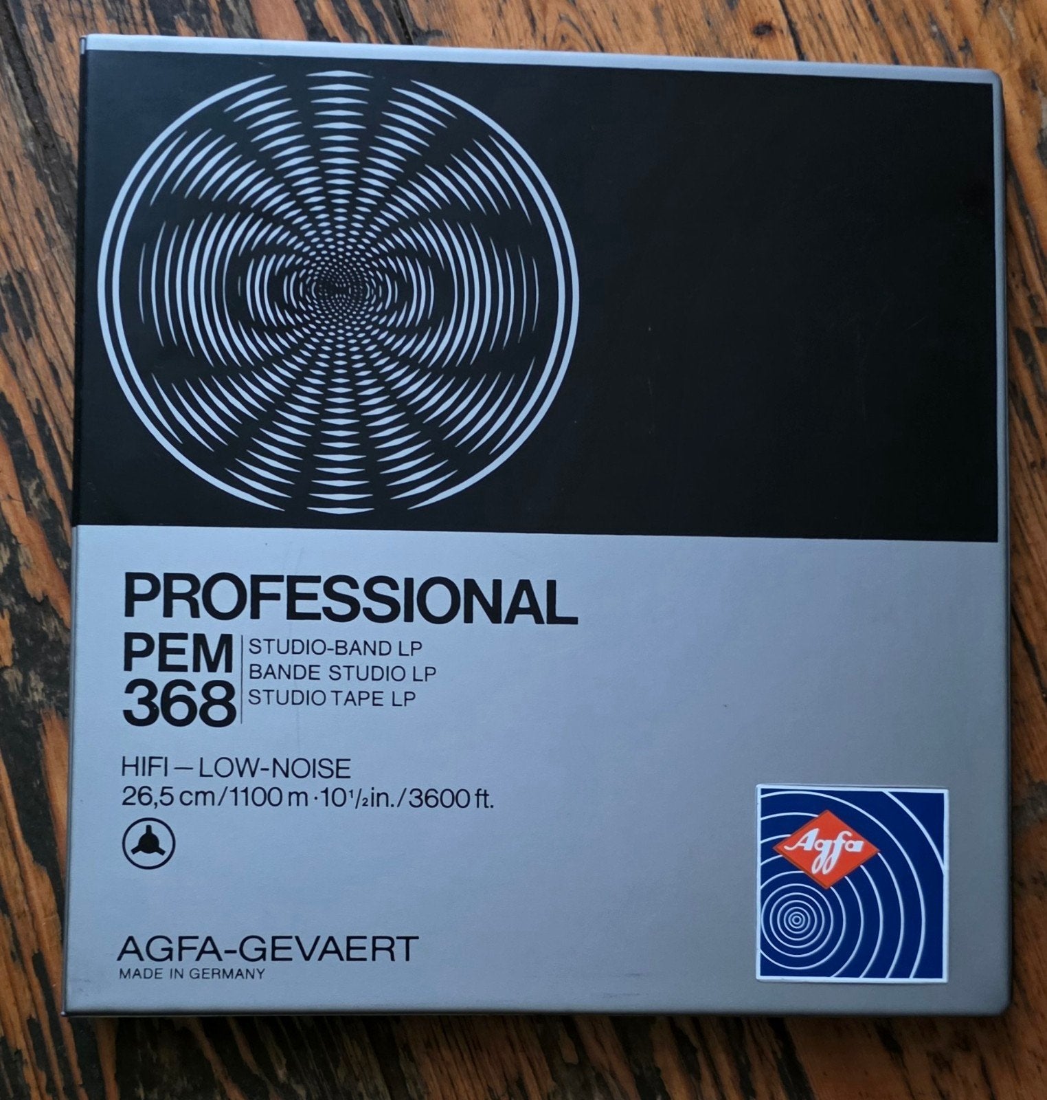 AGFA-GEVAERT Professional PEM 368 Studio Tape LP, Ophalen of Verzenden, Bandrecorder, Met banden