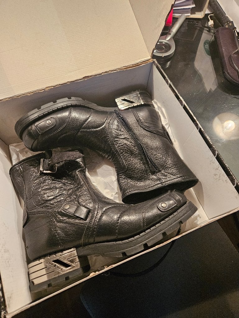 New Rock laarzen - Zo goed als nieuw, Kleding | Dames, Ophalen, New Rock, Zwart, Lage of Enkellaarzen