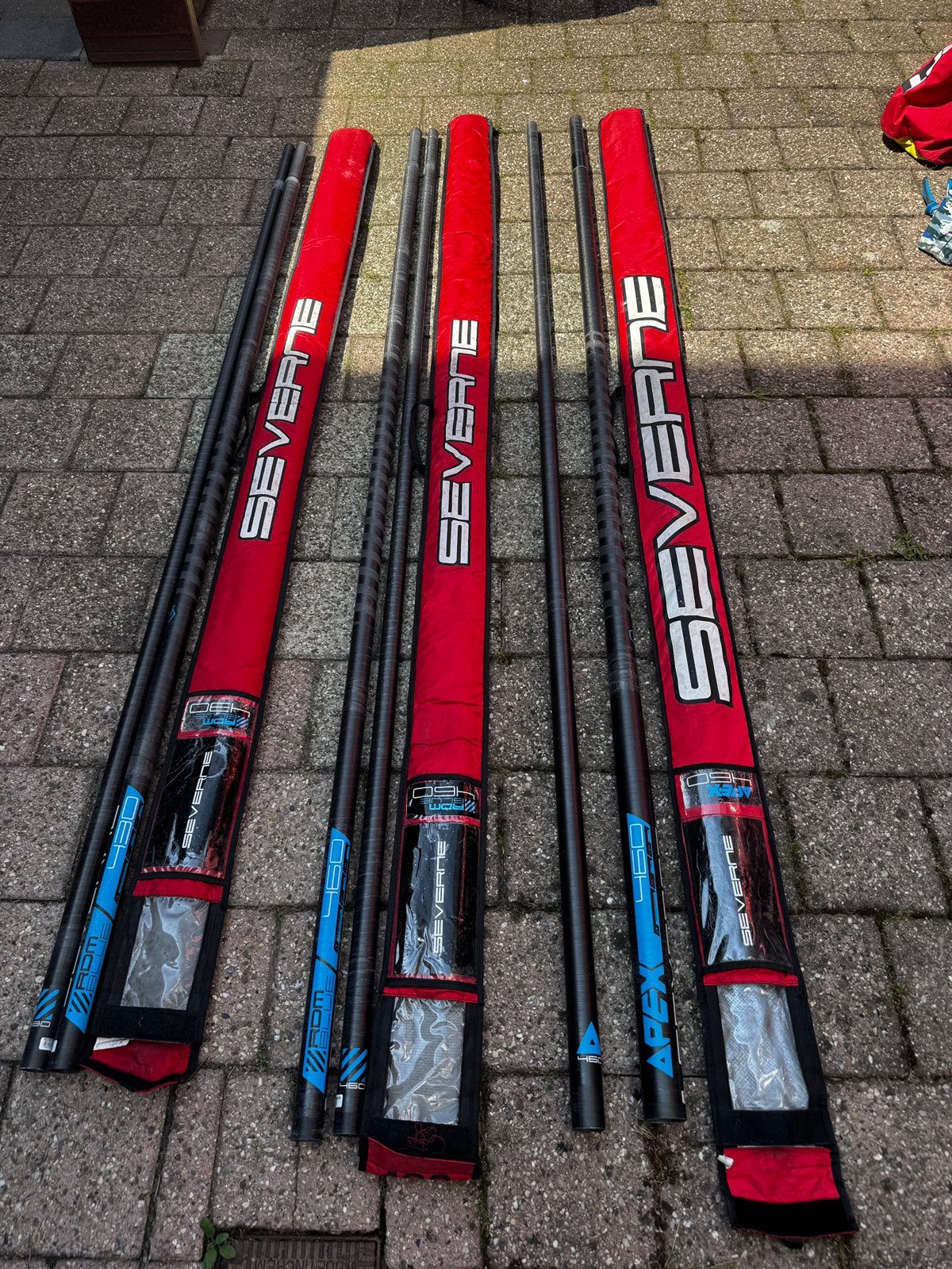 Masten Severne ApexBlue 430 460 530 SDM RDM Phantom Iris 490, Ophalen, Zo goed als nieuw, Mast