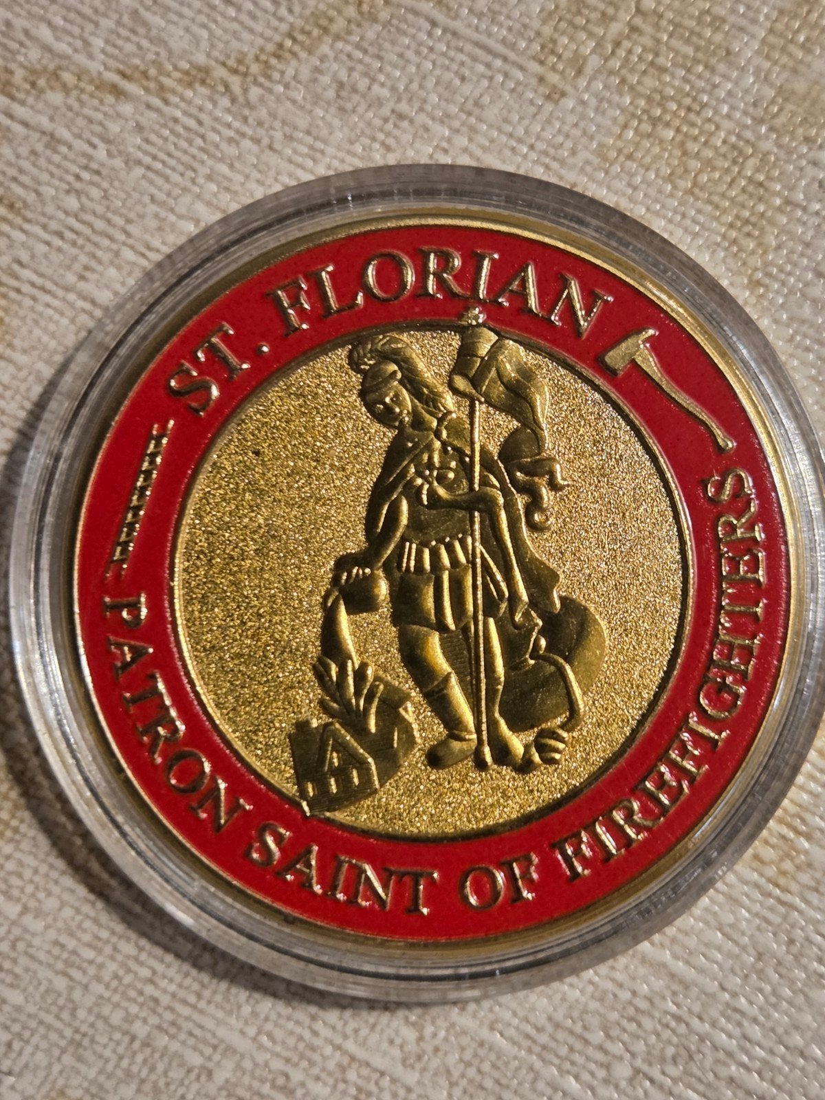 St. Florian Brandweer Herdenkingsmunt, Ophalen of Verzenden