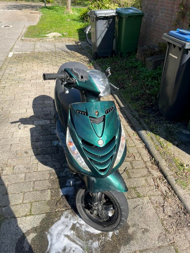 Piaggio zip Jaguar green, Ophalen, Gebruikt, Maximaal 45 km/u, Zip