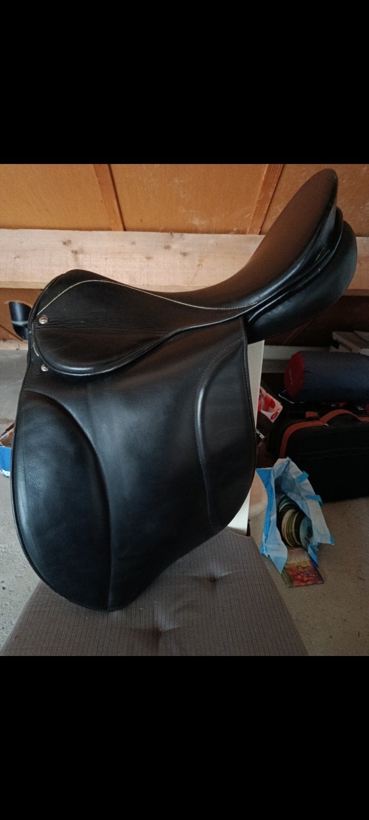 Zaldi Grandprix Dressuurzadel, Dieren en Toebehoren, Gebruikt, Dressuur, Overige merken, XL (18 inch of meer)