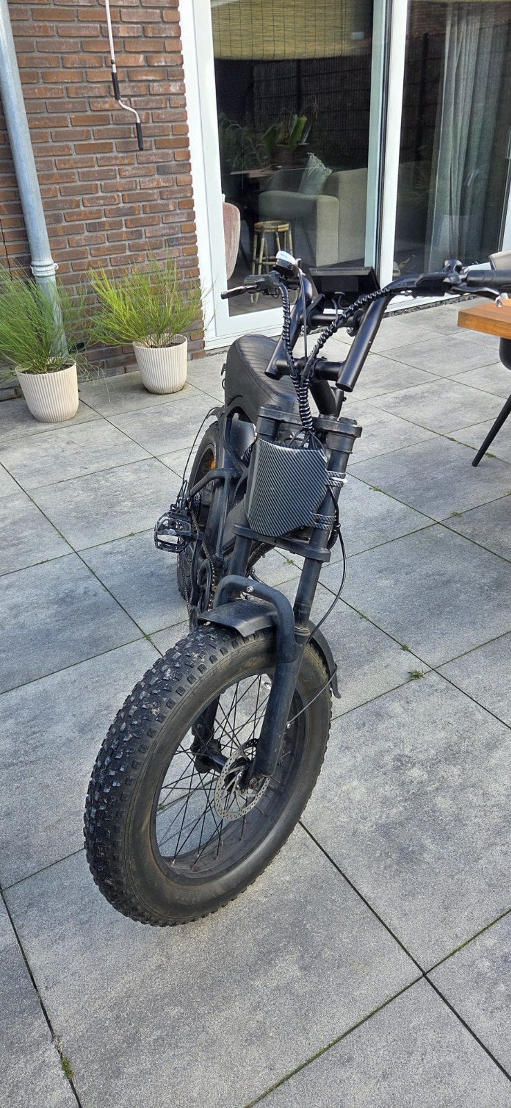 Stoere fatbike met dikke banden en digitaal display, Overige merken, Gebruikt, Ophalen of Verzenden, 47 tot 51 cm