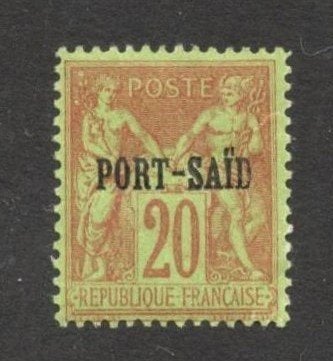 1899 20-c PORT-SAID Frans postkantoor-SUEZKANAAL, Ophalen of Verzenden, Postfris, Midden-Oosten