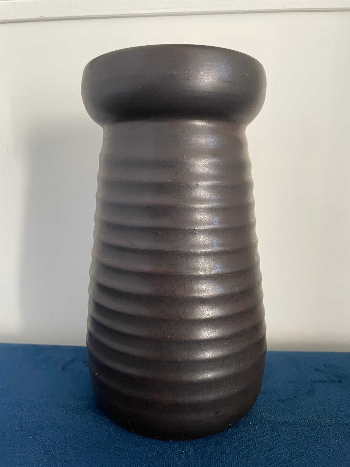Vintage Klaas Fenne de Leeuwe vaas - Jaren 70 Studio Pottery, Ophalen of Verzenden, Gebruikt, Overige kleuren