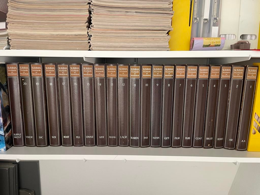 Complete Summa Encyclopedie en Woordenboek (20 delen), Boeken, Encyclopedieën, Ophalen, Gelezen, Algemeen, Complete serie
