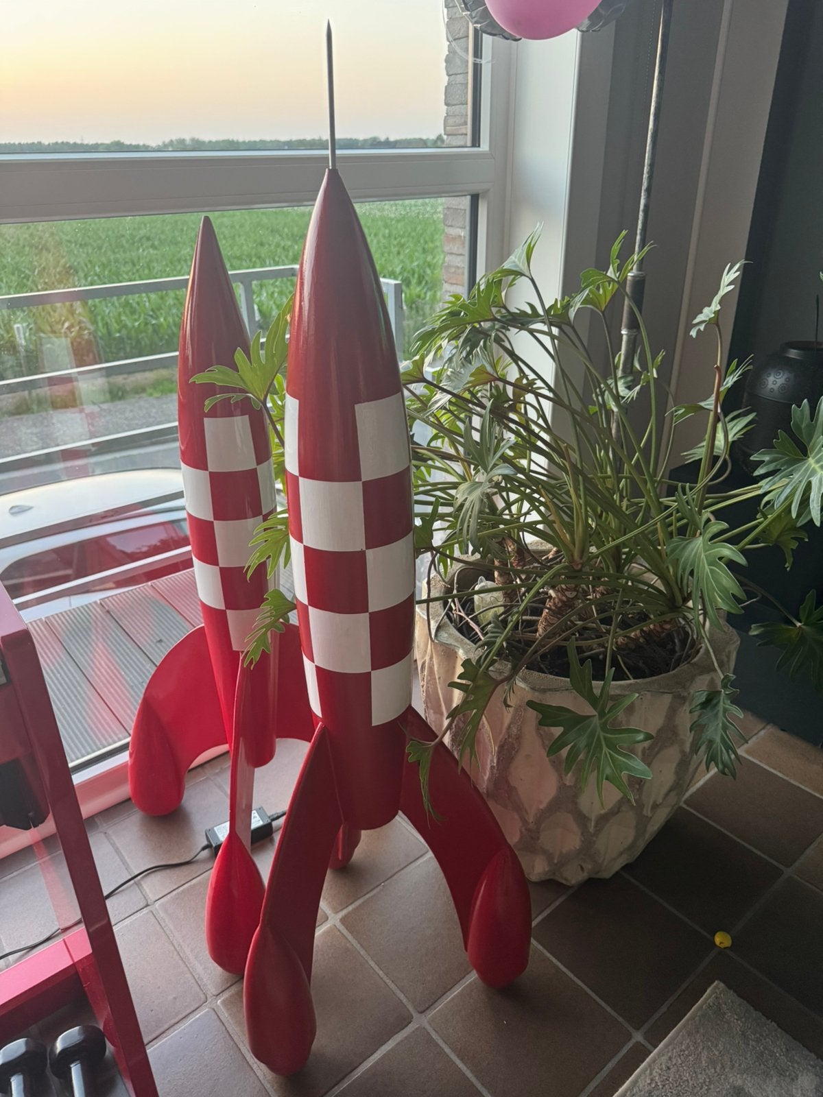 Raket kuifje 115cm, Ophalen, Zo goed als nieuw