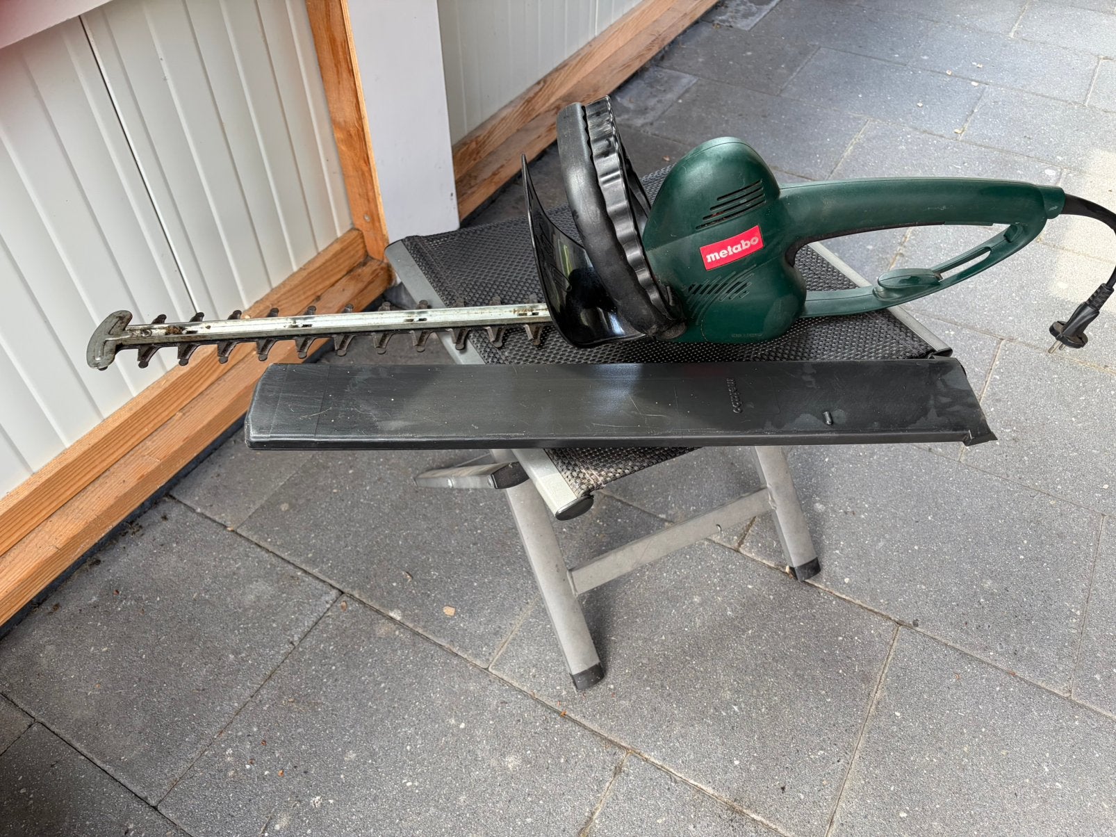 Metabo Heggenschaar HS 45 - 45 cm snijmes, Ophalen of Verzenden, Gebruikt, Elektrisch