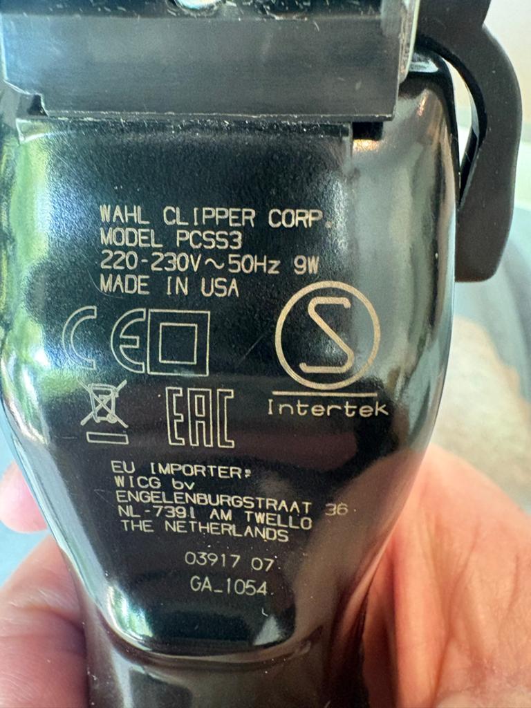 Wahl Clipper Corporation professionele tondeuse PCSS3, Ophalen of Verzenden, Gebruikt, Tondeuse