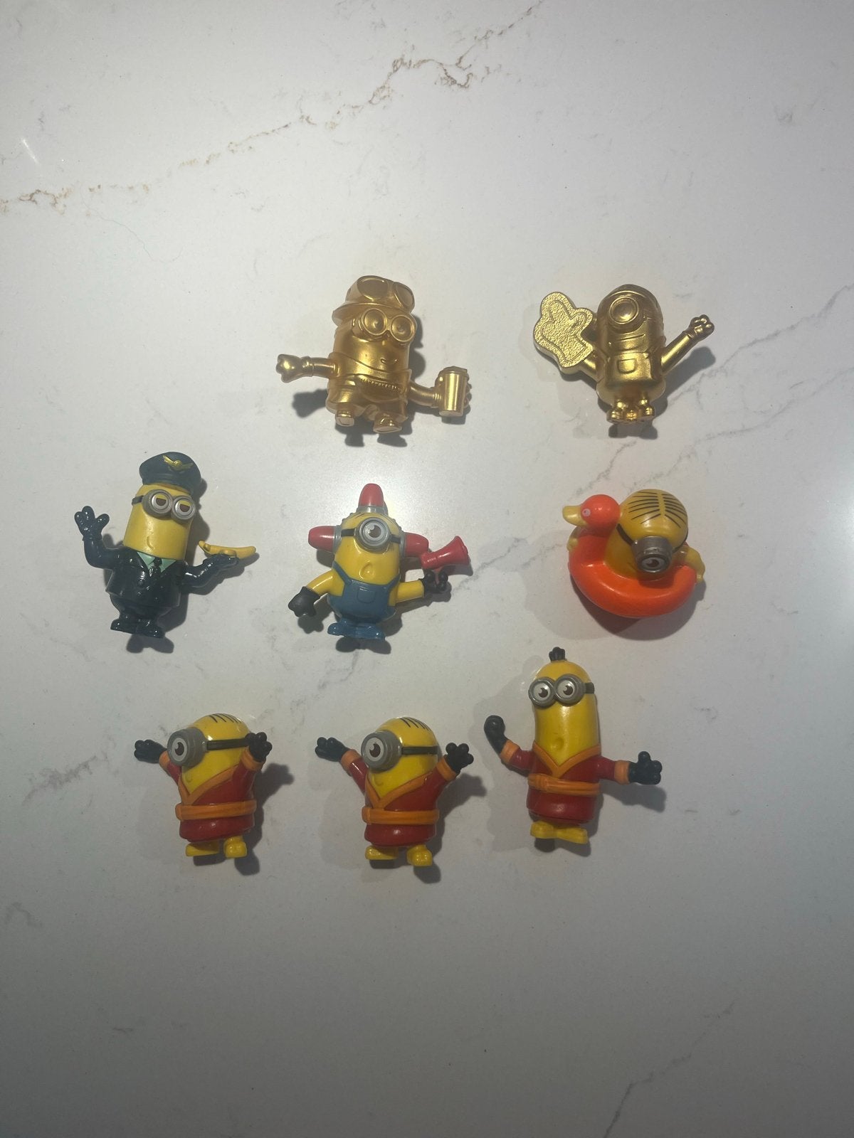 8 McDonald's Minions, inclusief 2 zeldzame gouden, Ophalen of Verzenden, Nieuw