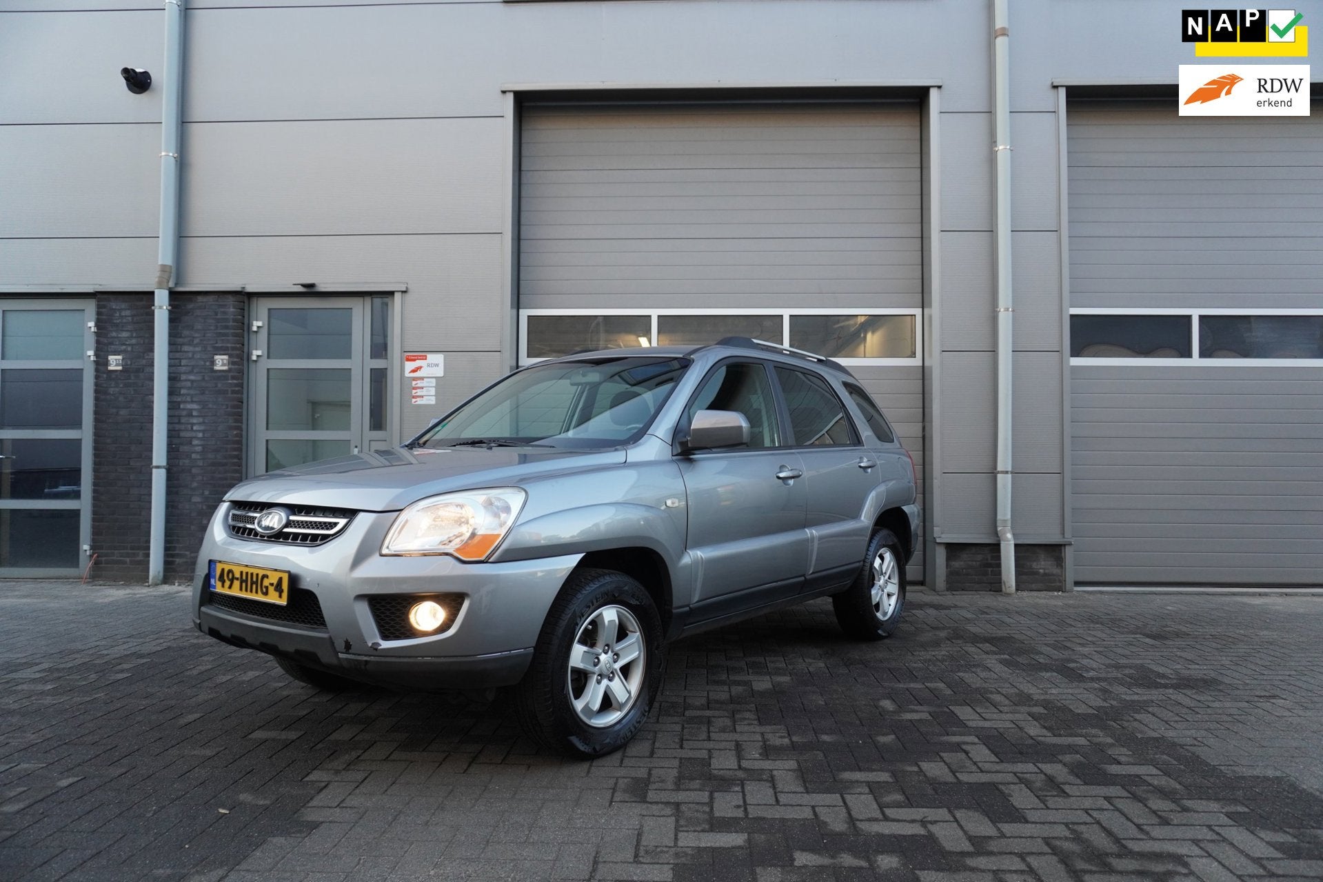 Kia Sportage 2.0 CVVT X-ecutive, Auto's, 1442 kg, Stof, Gebruikt, Zwart