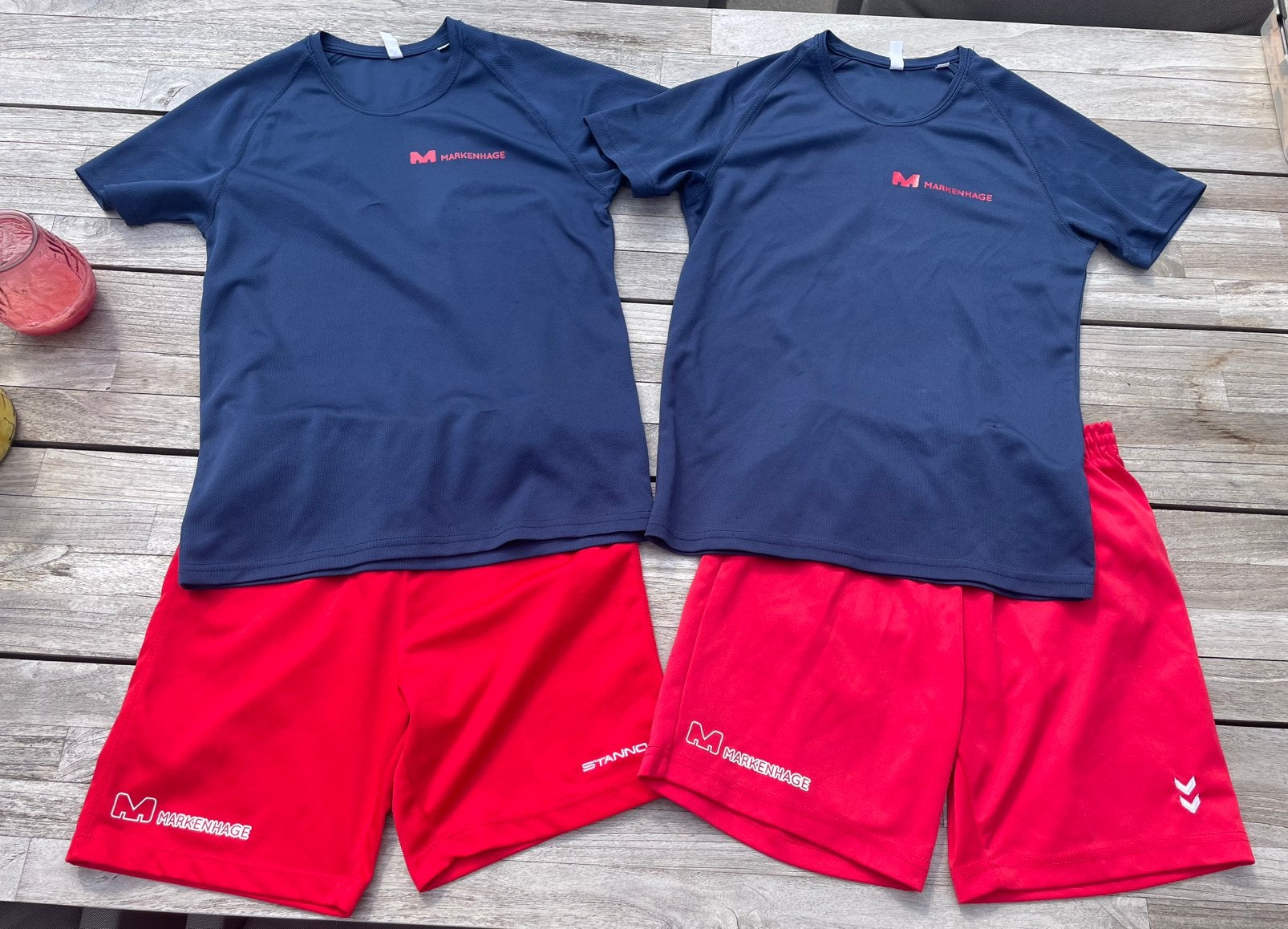 Gymkleding Stanno Markenhage maat 10-12 / 140-152, Ophalen of Verzenden, Gebruikt, Jongen of Meisje, Sport- of Zwemkleding