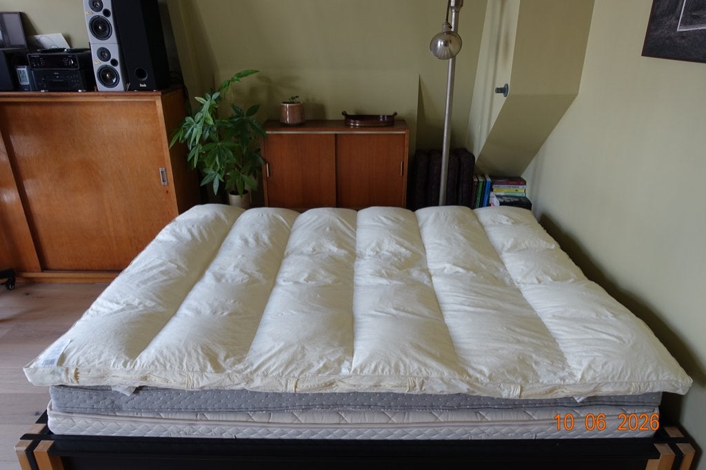Cocomat Kyriaki topmatras 160 x 210, jong en in topconditie, Ophalen, Gebruikt, 210 cm, Tweepersoons
