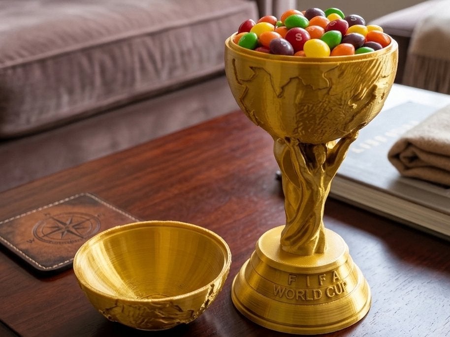 World cup snack kom WK, Goud, Hengelo OV, Kunststof, Nieuw