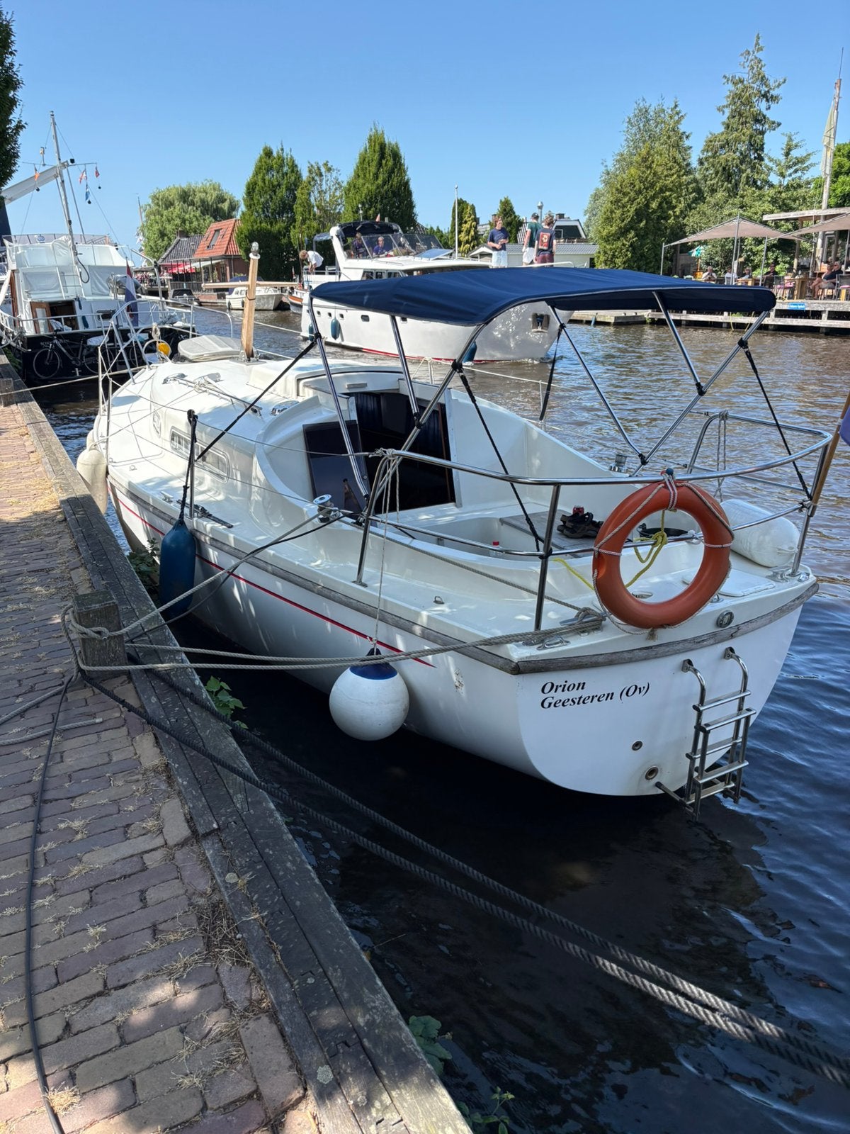 Snapdragon 890 – Degelijke kimkieler met Vetus driecilinder, Ophalen, Kunststof, Gebruikt, Binnenboordmotor