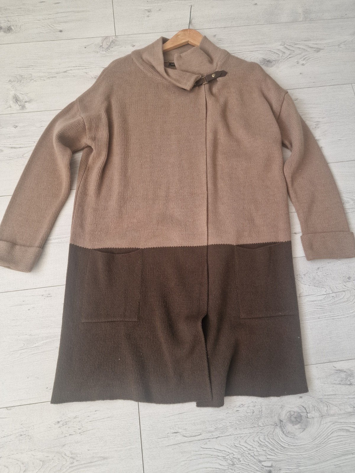 LC Waikiki Tweekleurig Gebreid Vest Maat M, Kleding | Dames, Maat 38/40 (M), Beige, Nieuw, Ophalen of Verzenden
