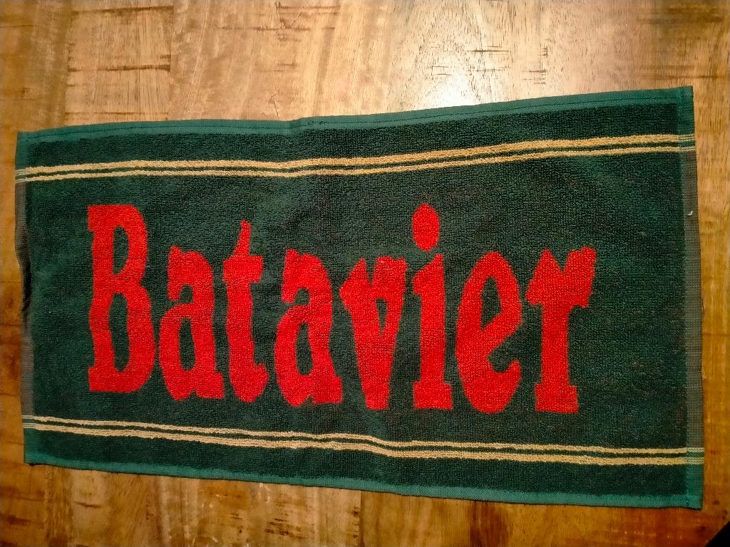 Batavier bier drank vintage logo bardoekje bar doek logo, Verzamelen, Biermerken, Ophalen of Verzenden, Gebruikt, Overige typen