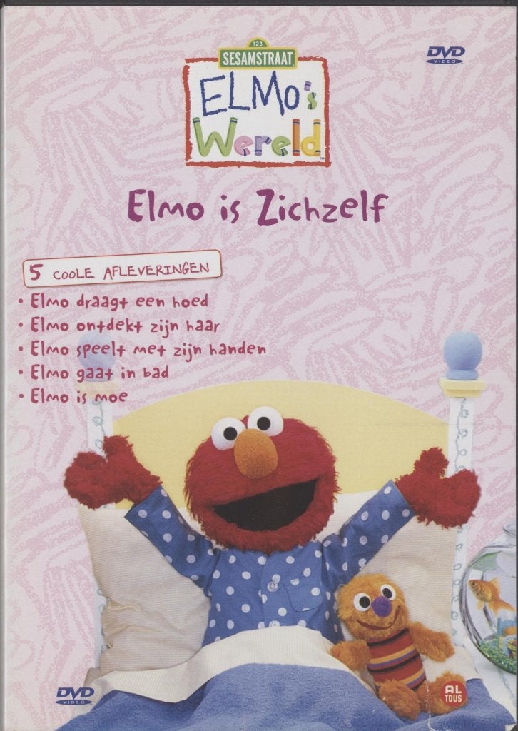 75) Sesamstraat; ELMO's Wereld: Elmo is Zichzelf, Gebruikt, Tekenfilm, Ophalen of Verzenden, Alle leeftijden