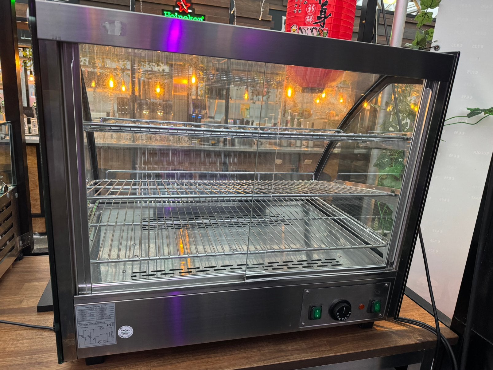 Warmhoudvitrine 130 ltr, Ophalen