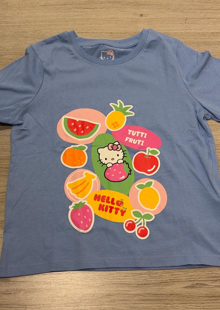 Kinder T- Shirt Hello Kitty Maat 128, Ophalen, Nieuw, Meisje