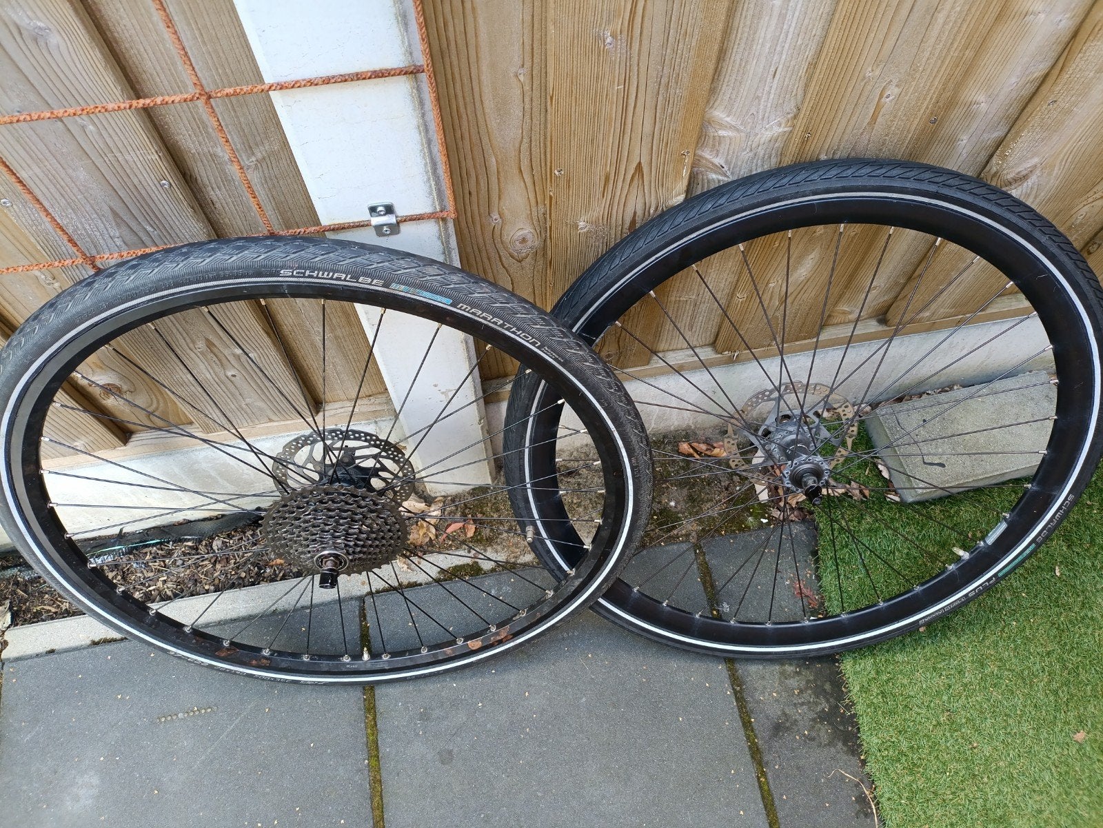 Fietswielen met schijf, Ophalen of Verzenden, Wiel