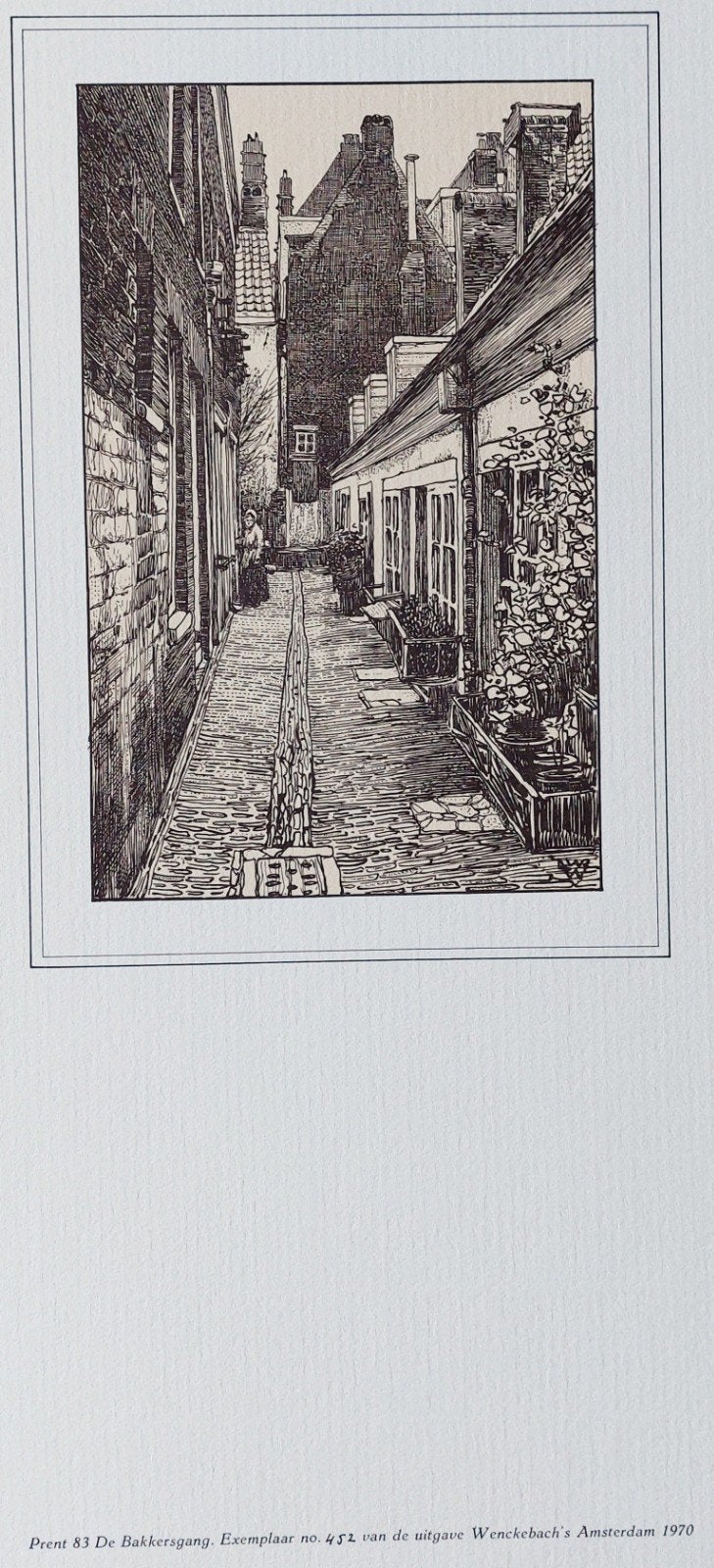 De Bakkersgang ... Amsterdam ... L.W.R. Wenckebach.

Nr 83 v, Ophalen of Verzenden