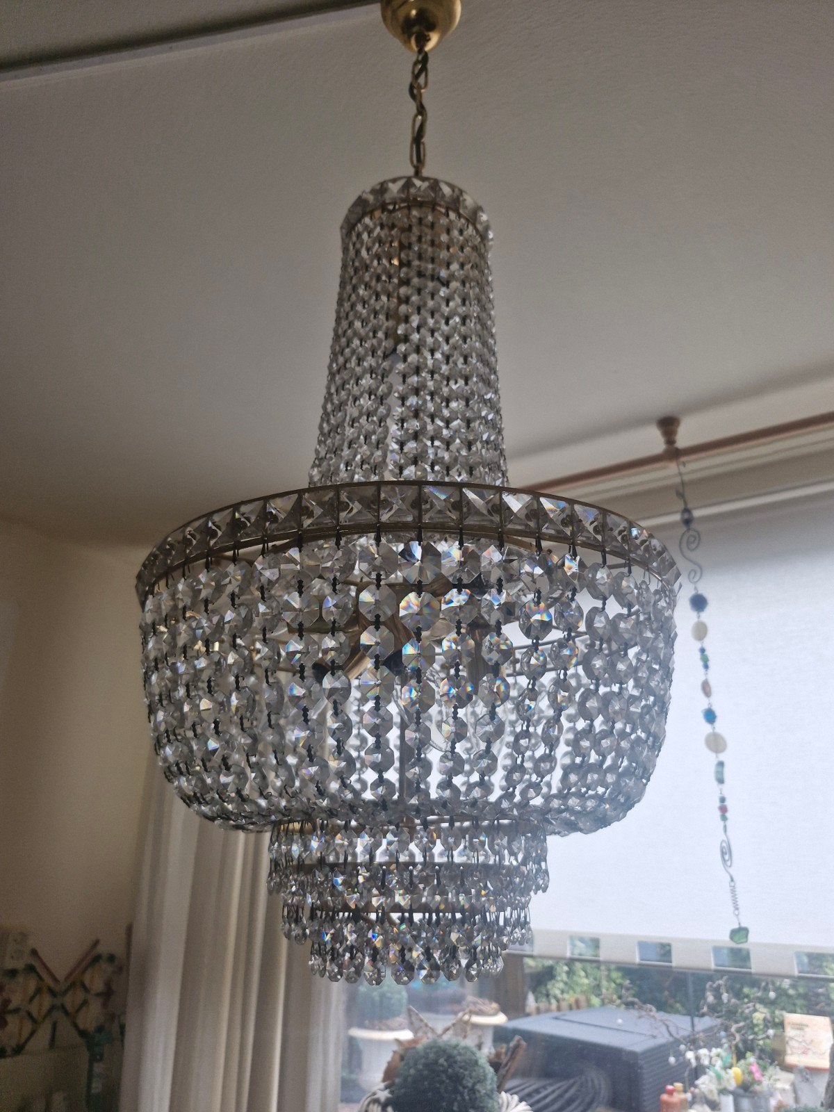 Swarovski Kristallen Kroonluchter in top staat, Klassiek, Elegant, Luxe, Overige fittingen, Ophalen of Verzenden, Zo goed als nieuw