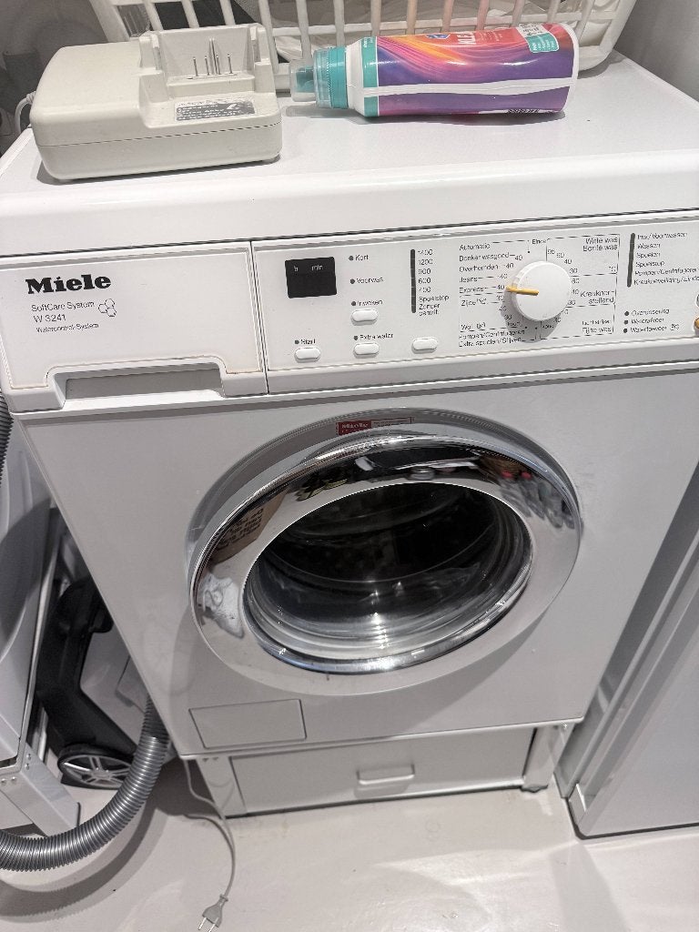 Miele W 3241 SoftCare System Wasmachine, Ophalen, Gebruikt, Wolwasprogramma, Voorlader