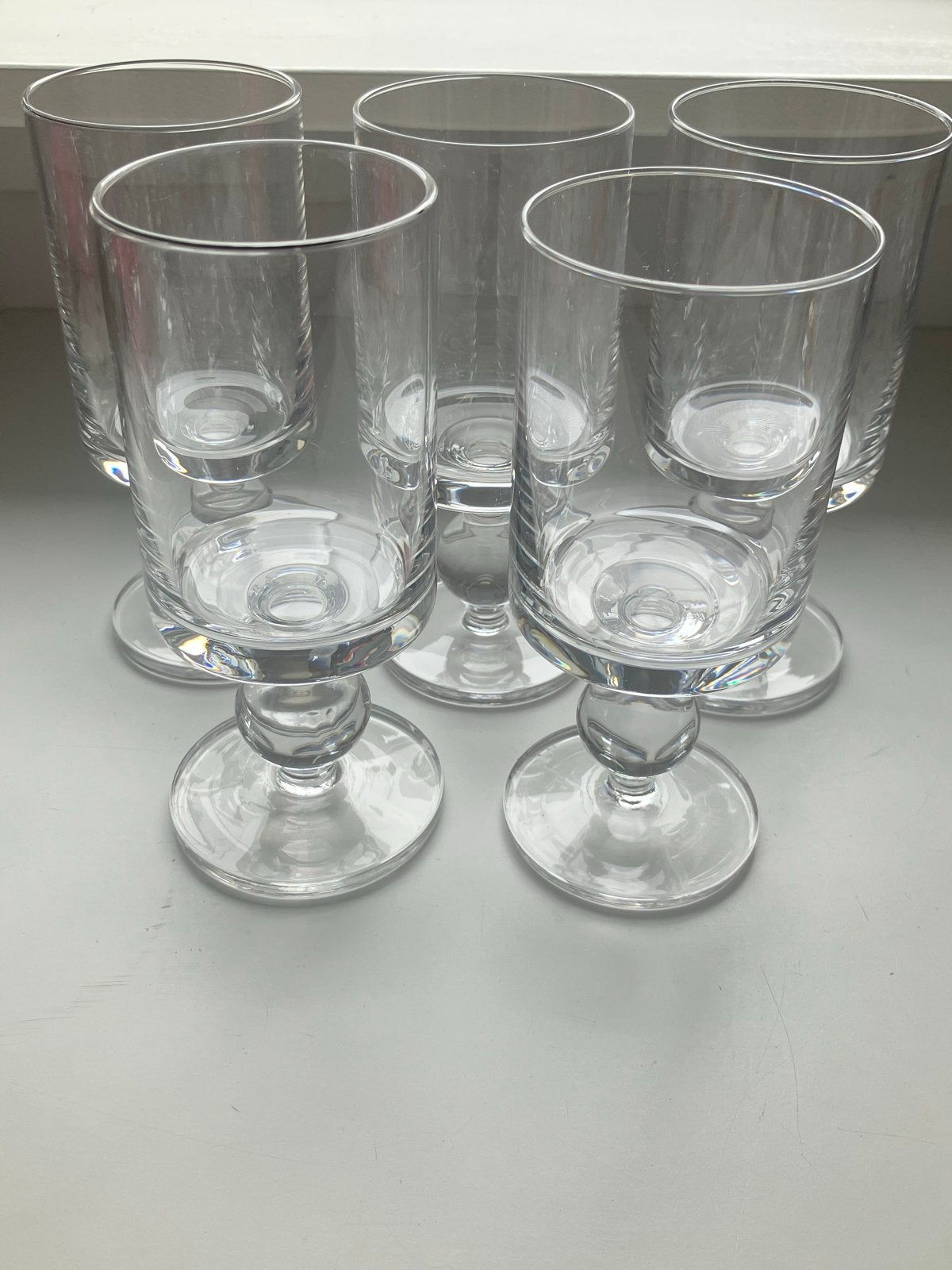 5x Vintage Kristallen Wijnglazen Floris Meydam Corinthe, Antiek en Kunst, Ophalen of Verzenden