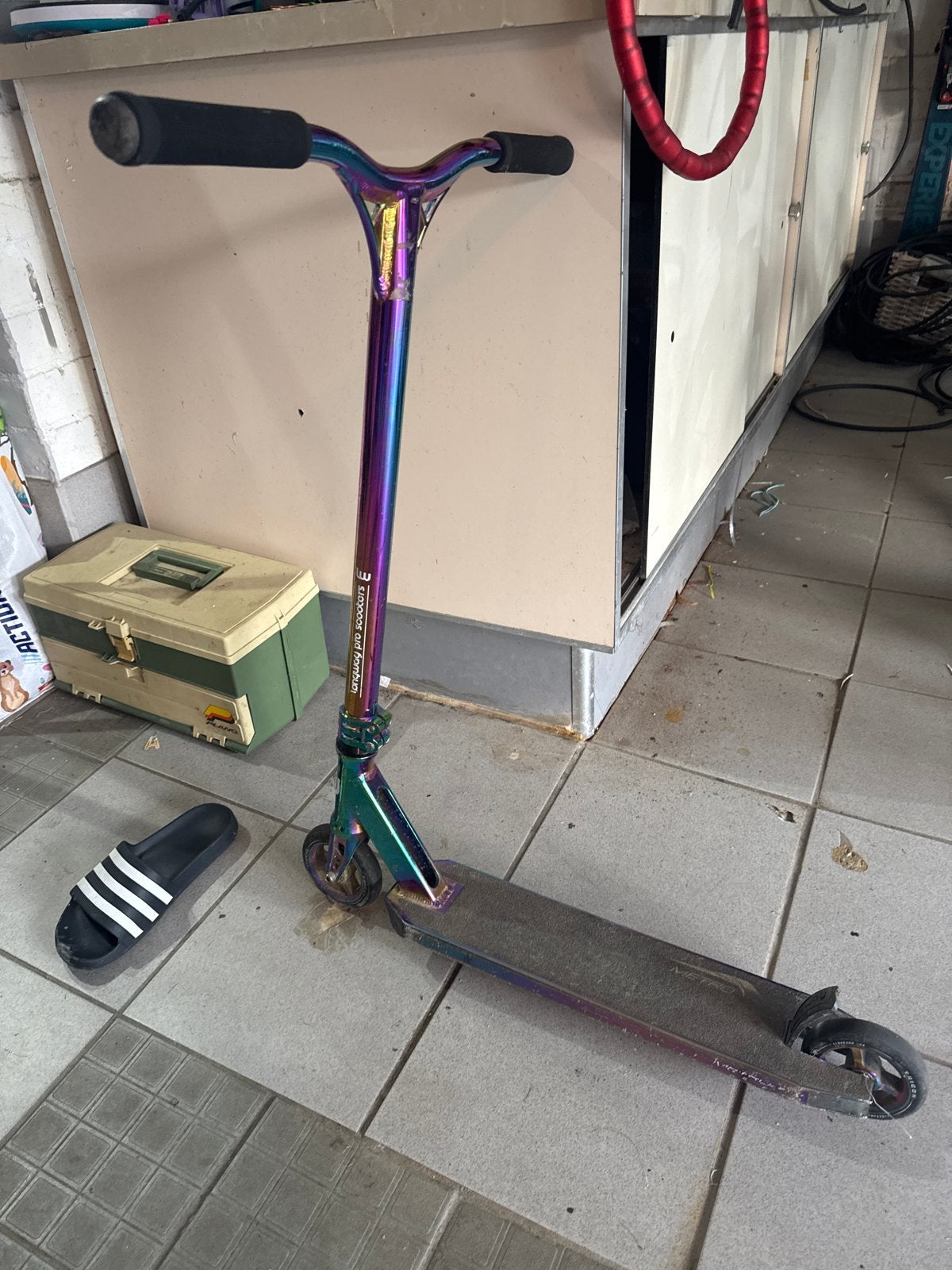 Longway Pro Stuntstep -moet snel weg!!, Ophalen, Gebruikt, Gewone step