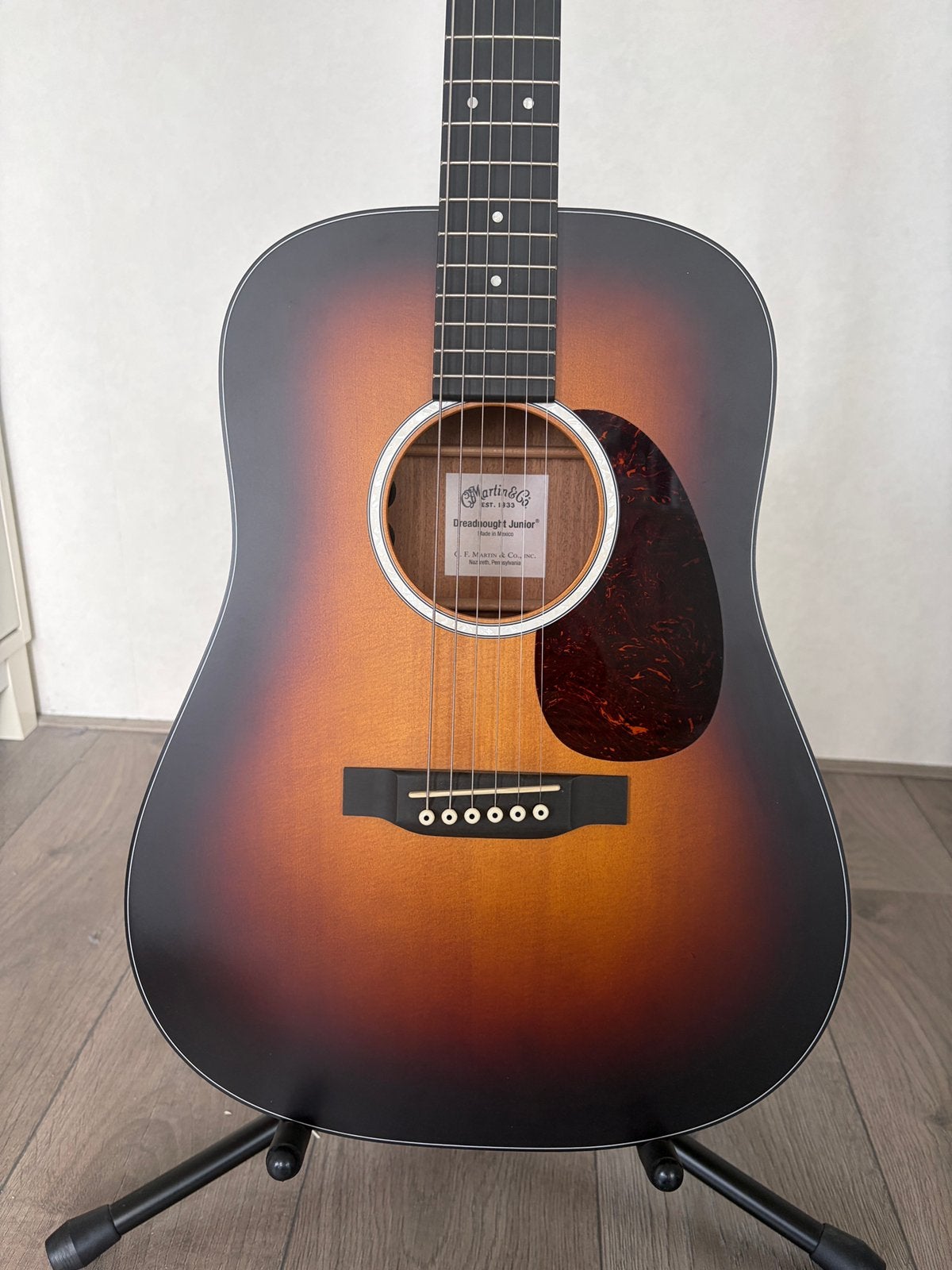 Martin dreadnought JR-10E, Ophalen, Zo goed als nieuw, Western- of Steelstringgitaar, Met (piezo-)element