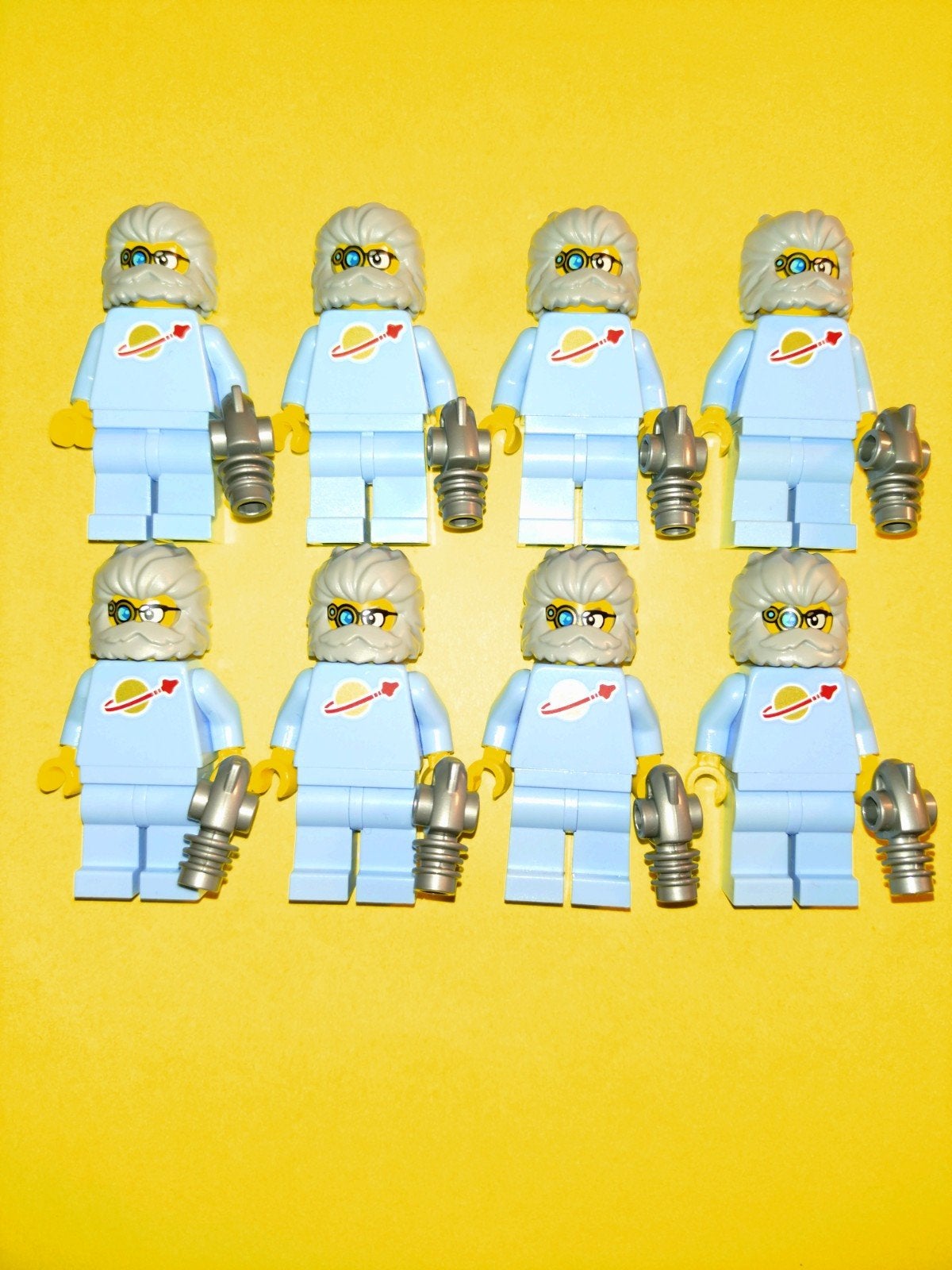 LEGO SPACE LIGHT BLUE CLASSIC SPACEMAN FIGUREN/POPPETJES, Kinderen en Baby's, Speelgoed | Duplo en Lego, Lego, Ophalen of Verzenden