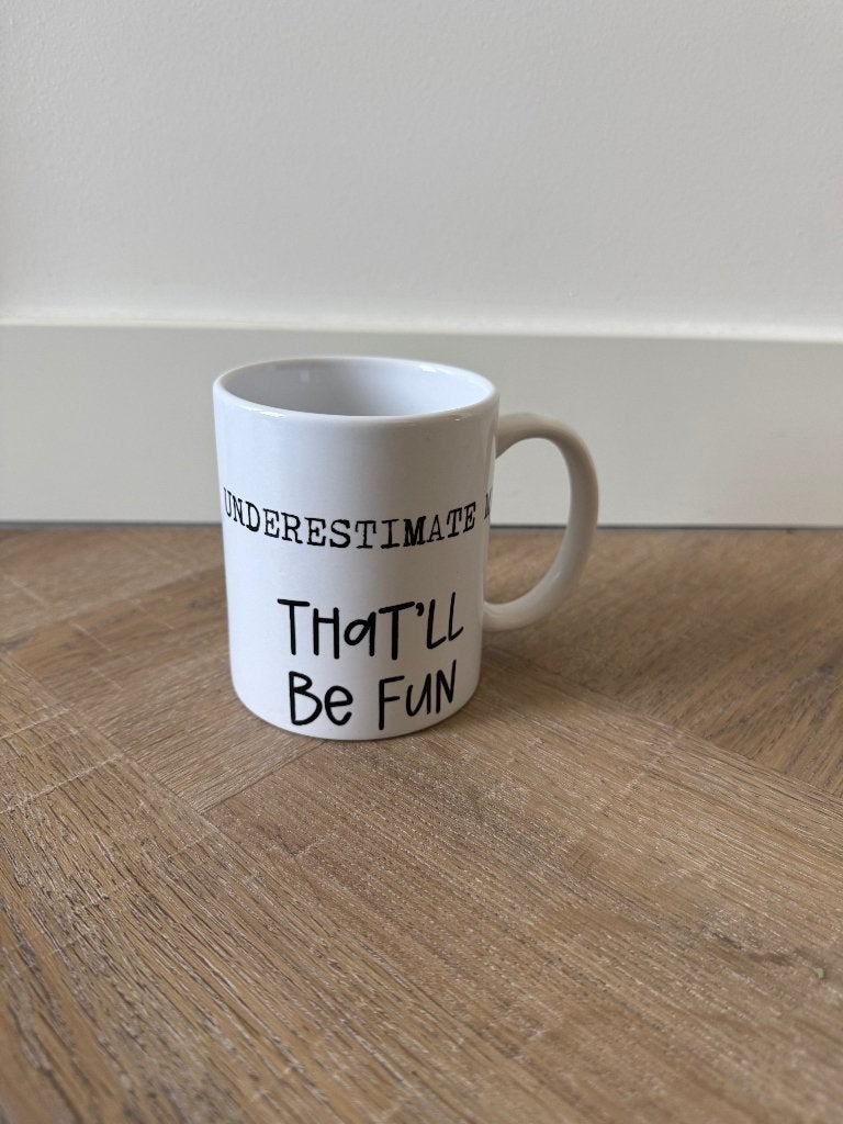 ZGAN wit zwart Cricut grote koffie thee beker kop tekst prin, Overige merken, Ophalen of Verzenden, Zo goed als nieuw, Overige stijlen