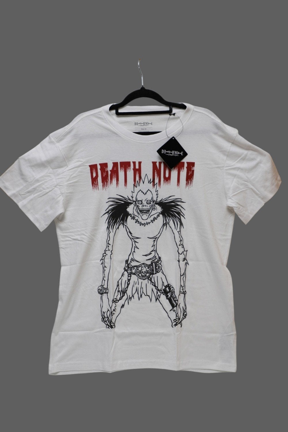 Death Note Ryuk T-shirt - Nieuw met labels - Maat M, Maat 48/50 (M), Wit, Nieuw, Ophalen of Verzenden