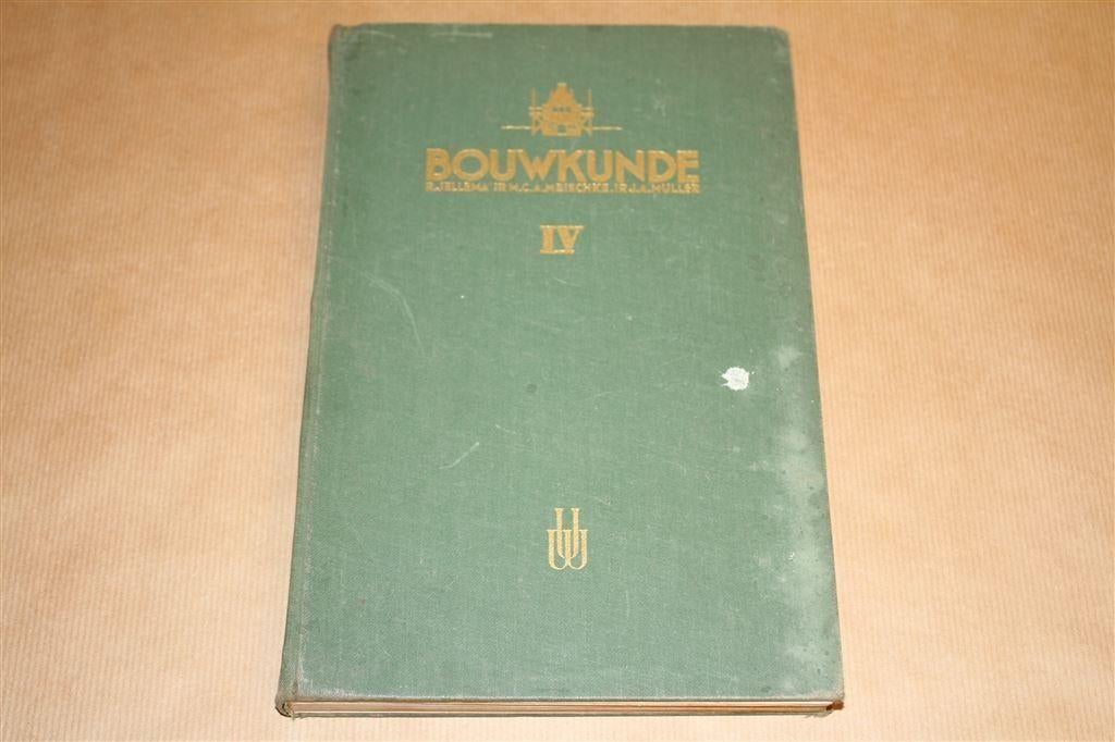 Bouwkunde Deel IV - Jellema - 1954 !!, Ophalen of Verzenden, Gelezen, Bouwkunde
