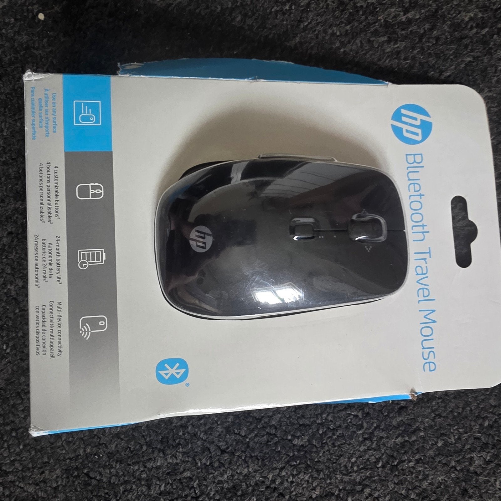 HP Bluetooth Travel Muis - Draadloos en Compact, Computers en Software, Muizen, Nieuw, Muis, Draadloos, Ophalen of Verzenden