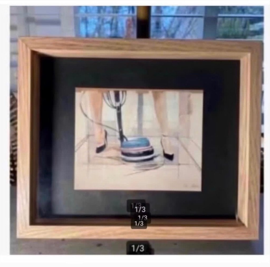 Blank houten lijst foto repro Steven Scheffer vaste prijs, Ophalen of Verzenden, X, X, X