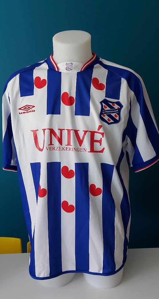 Matchworn Europa League voetbalshirt De Lange sc Heerenveen, Verzamelen, Sportartikelen en Voetbal, Verzenden, Gebruikt, Overige binnenlandse clubs