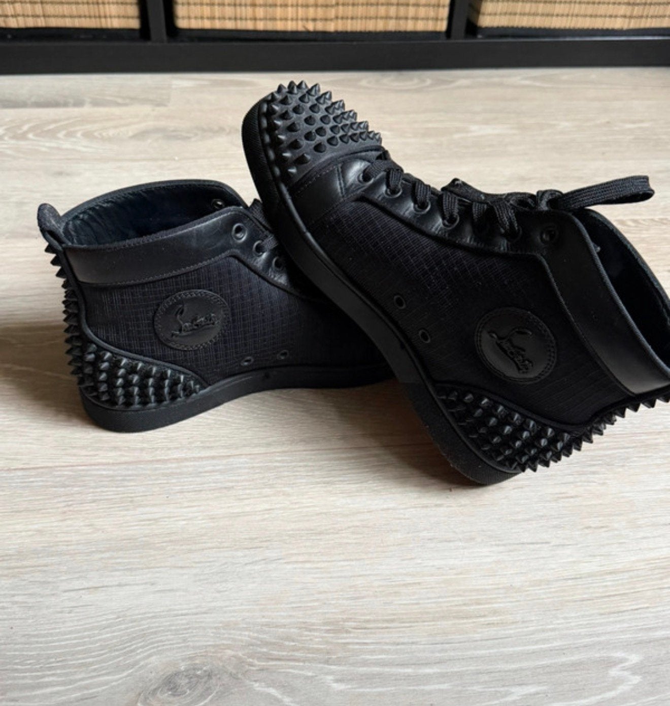 Christian Louboutin High Spikes, Ophalen of Verzenden, Zo goed als nieuw, Zwart