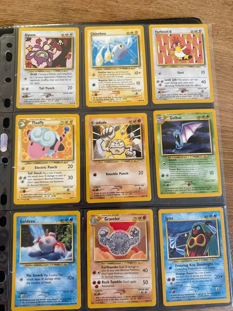 Pokemonkaarten - Pokémon Neo Revelation - Vintage WOTC, Ophalen of Verzenden, Zo goed als nieuw