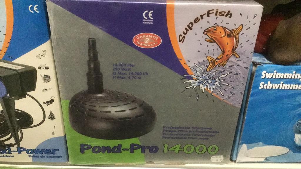 Vijver pomp, waterval, filter pomp, Tuin en Terras, Vijver-toebehoren, Nvt., Vijverpomp, Superfish, Nieuw