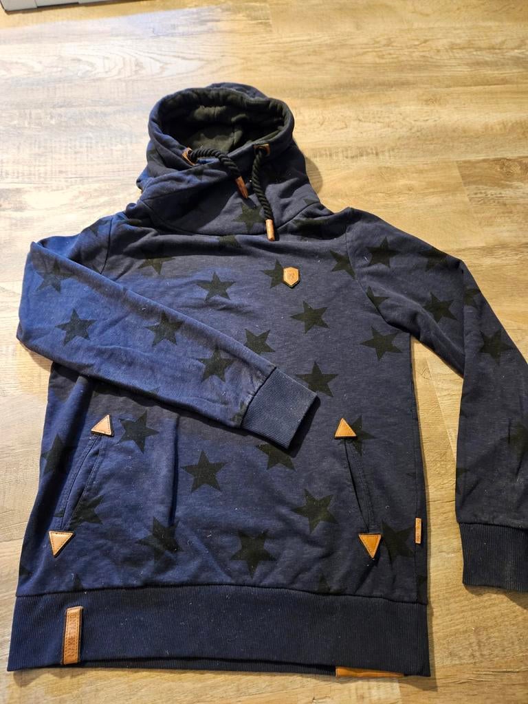 Naketano trui met sterrenprint, Ophalen, Maat 52/54 (L), Naketano, Blauw