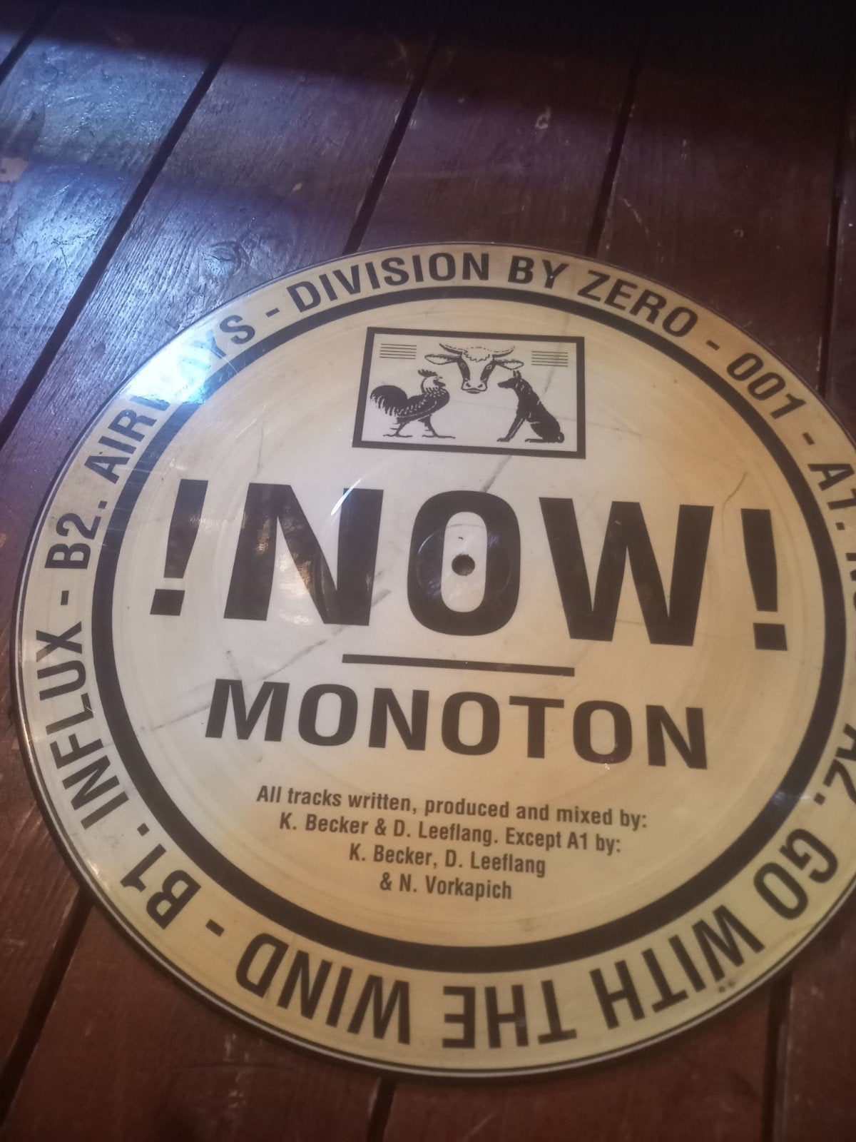 Division By Zero - !NOW! Monoton (Vinyl, 12 inch), LP, Gebruikt, Ophalen of Verzenden, Elektronisch