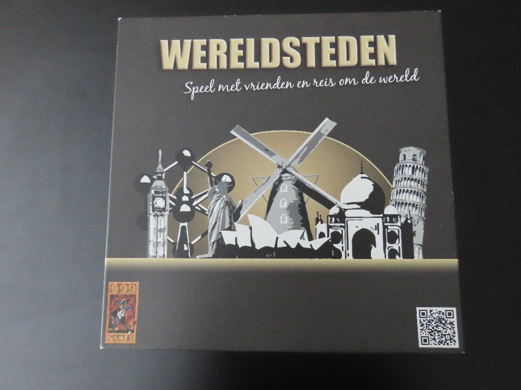 Wereldsteden Bordspel: Reis om de wereld!, Hobby en Vrije tijd, Drie of vier spelers, Ophalen of Verzenden, Zo goed als nieuw