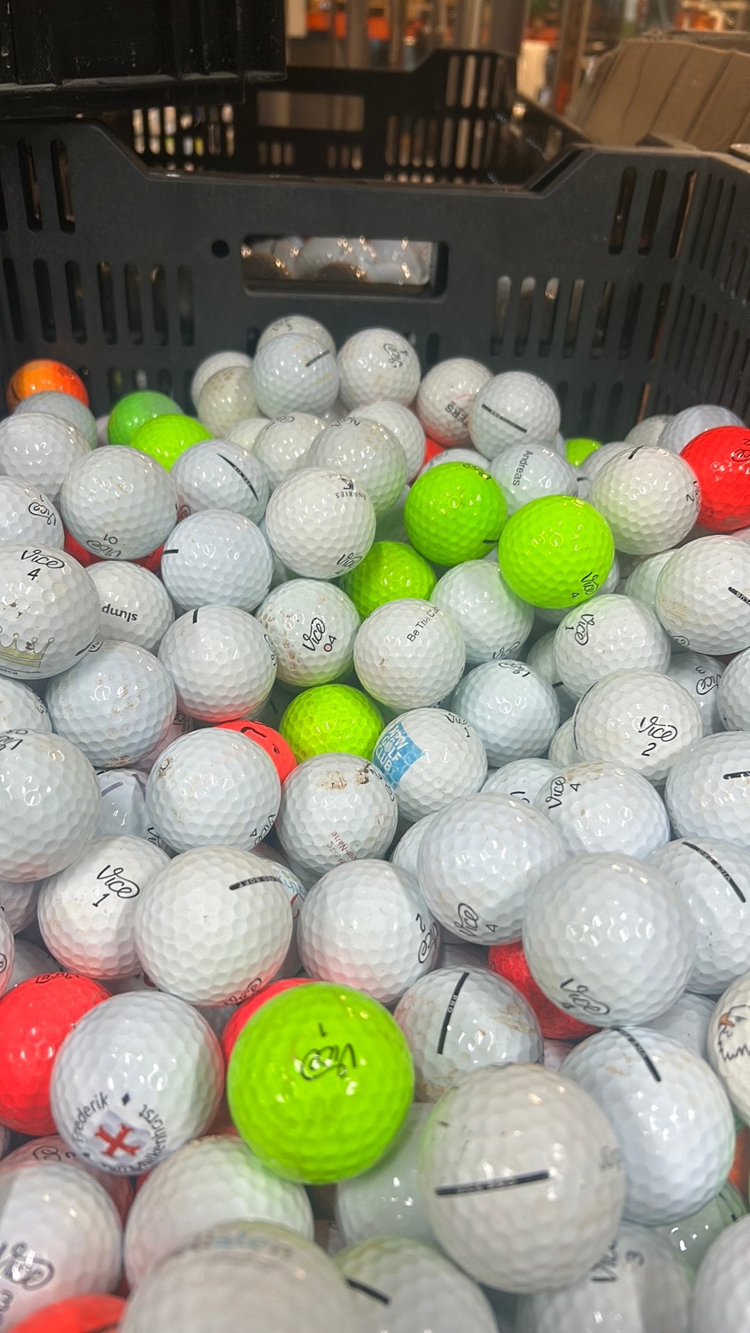 50 Stuks Vice Pro Golfballen, Ophalen of Verzenden, Zo goed als nieuw, Bal(len)