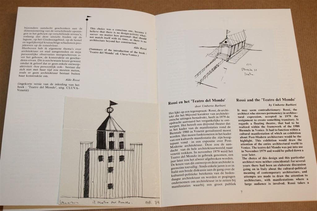 Teatro del Mondo — Aldo Rossi Architectuur, Ophalen of Verzenden, Gelezen, Architecten