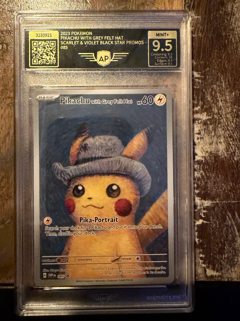 Pikachu grey hat