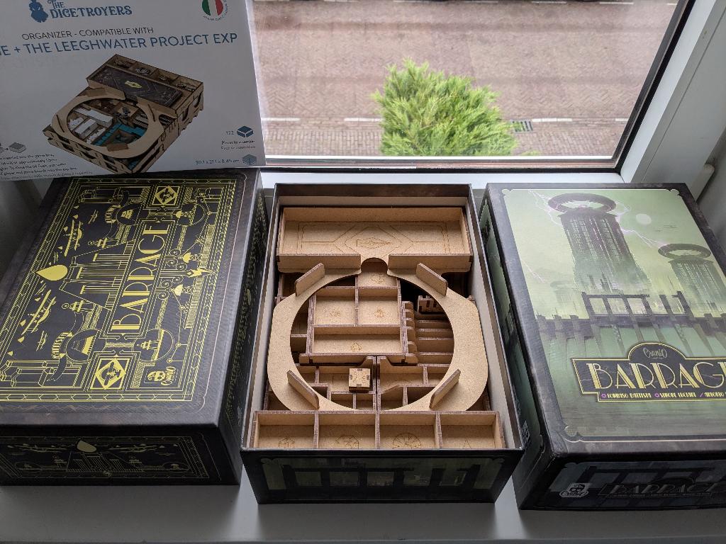 Barrage houten insert van The Dicetroyers, Vijf spelers of meer, Ophalen of Verzenden, Nieuw