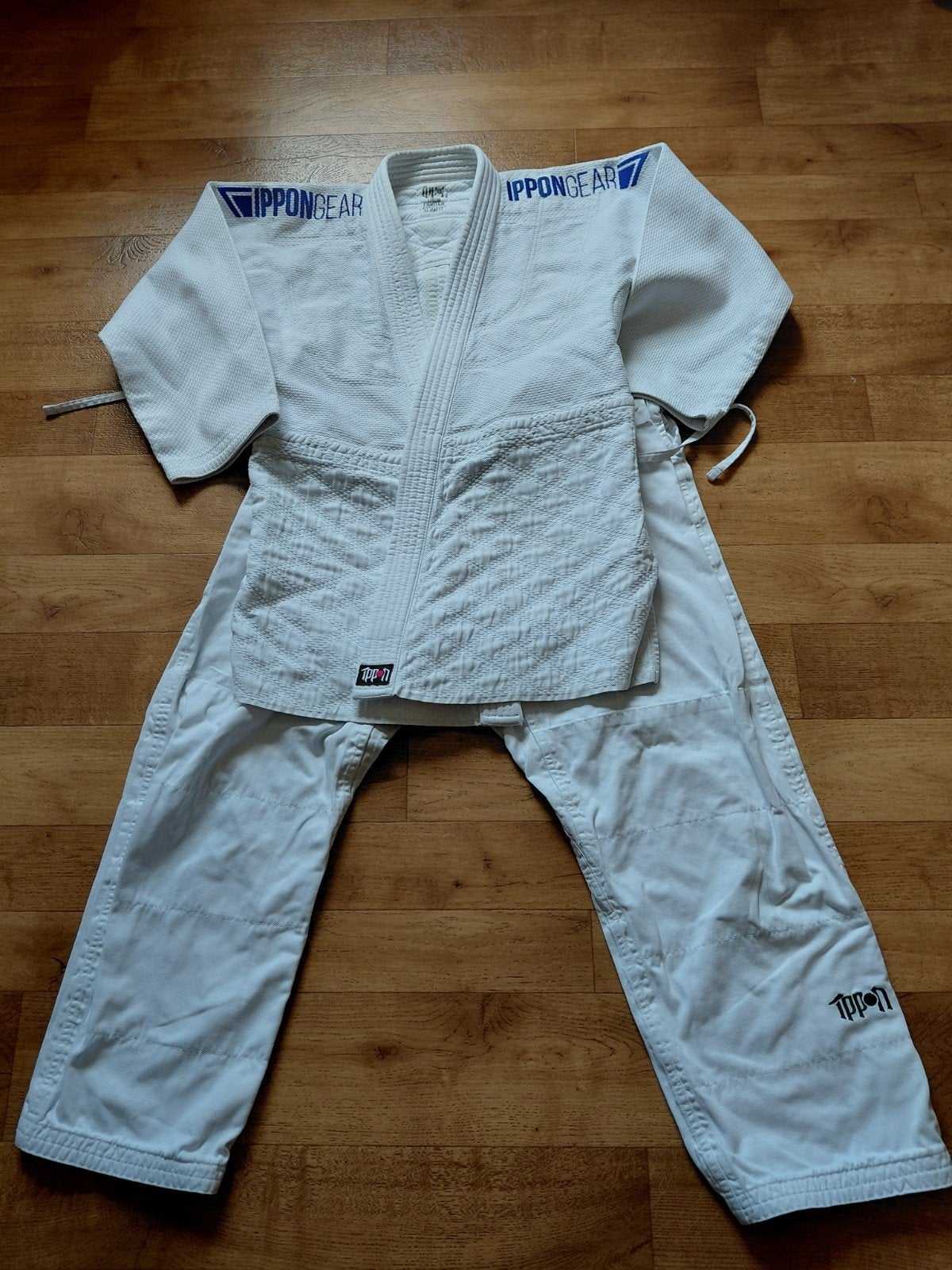 Ippon Gear Wedstrijd Judopak - Jas 170, Broek 180 (IJF), Sport en Fitness, Ophalen of Verzenden, Gebruikt, Judo, Vechtsportpak