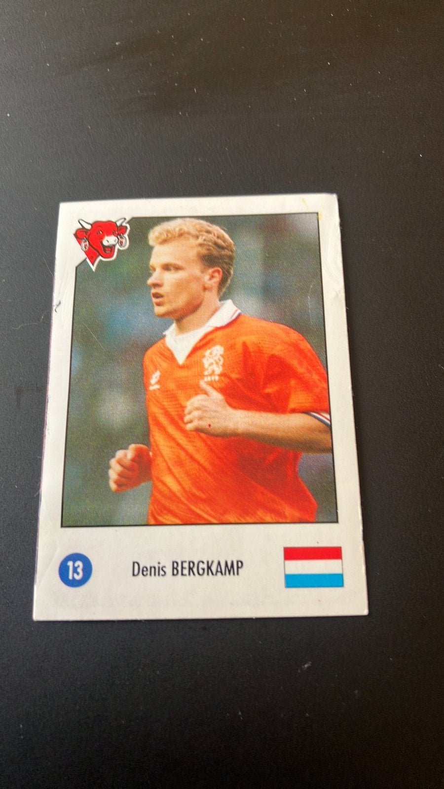 Dennis bergkamp panini like wk 1994, Verzamelen, Sportartikelen en Voetbal, Ophalen of Verzenden, Zo goed als nieuw, Buitenlandse clubs